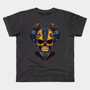 Mecha Skull S02 D85 Kids T-Shirt